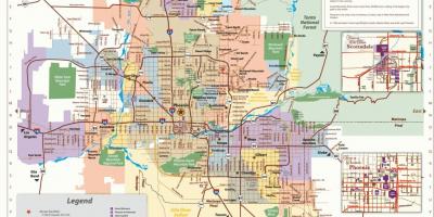 Phoenix bus routes kaart
